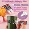 32000Pcs Black Rhinestones for Bedazzling, Flatback Resin Gems Crystal, Bedazzler Kit with 3Pcs 10ml B7000 Jewelry Glue and Tweezers for Makeup Crafting Nail Art